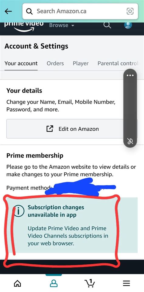 unsubscribe from prime video channel